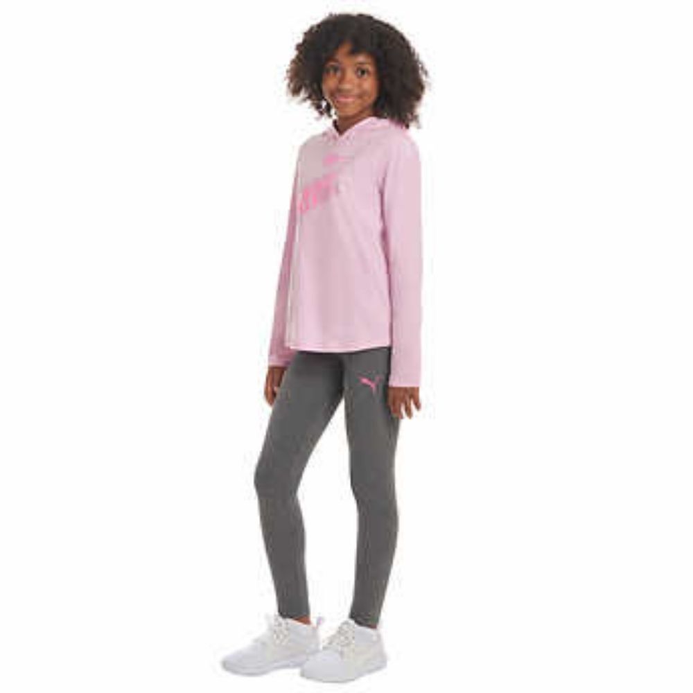 PUMA Youth 3-piece Set, Pink - Picture 7 of 8